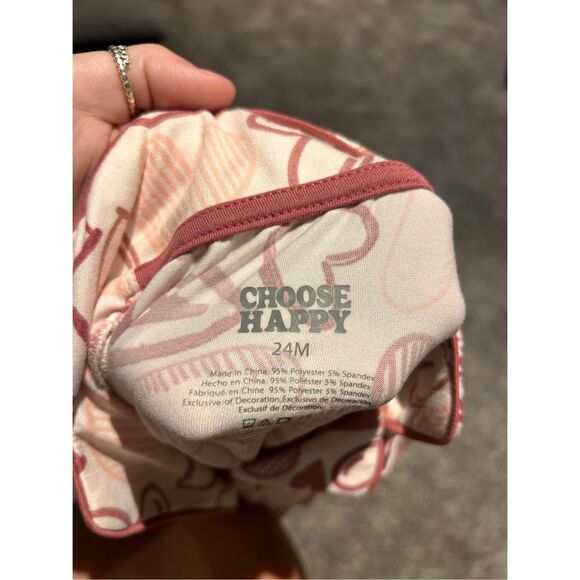 Choose Happy 2pc pajama set size 24 months - Picture 4 of 4